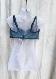 I. Sheer Teal Balconette Bra