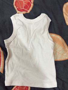 Ribbed Tank Top with Bows