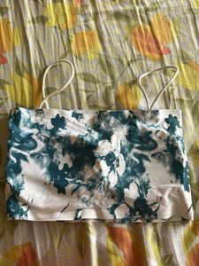 Floral Print Crop Top