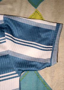 H&amp;M Blue &amp; White Striped T-Shirt | Size XL
