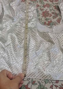 White Sequined Blouse