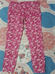 Pink Camo Skinny Pants