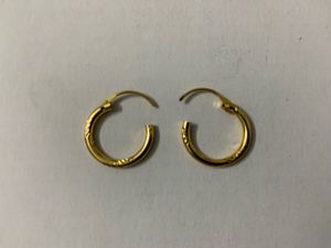 Elegant Gold Toned Baali Earrings