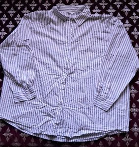 Classic Striped Button-Up Shirt