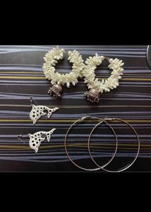 Set Of 3 Earrings