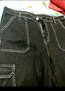 Women Black Cargo