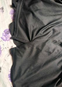 Black Flowy Short Skirt