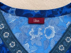 Blue Floral Libas Kurti Set 💙🌸