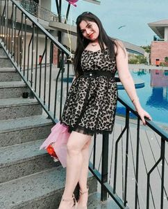 Stylish Leopard Print Mini Dress