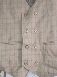 Men's Checked Waistcoat Vest