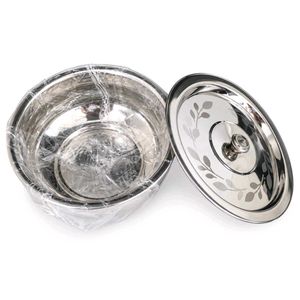 Premium Stainless Steel with Fitted Lid XL