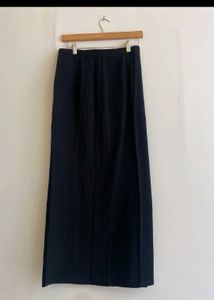 Black wrap around skirt