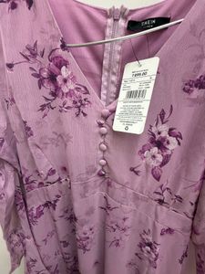 shein Floral Print Midi Dress
