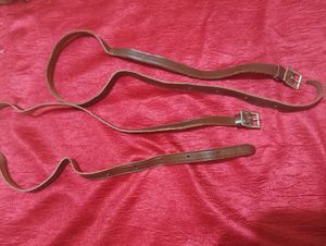 5 Vintage Leather Belts