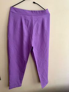 Lilac Tailored Blazer &amp; Straight-Leg Trouser Set