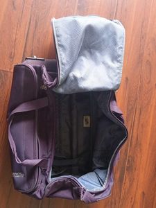 Purple Travel Bag with Wheels