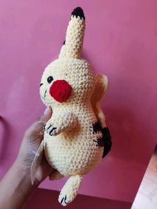 Crocheted Pikachu Plushie