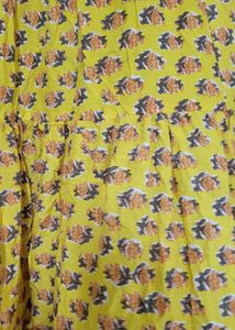 Floral Tiered Maxi Skirt Never Used