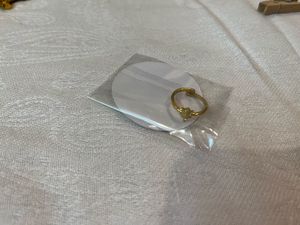 Brass Gold Tone Chocker, Bracelet and Rings