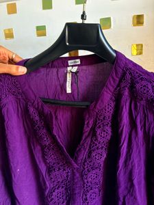 tunic top with lace details