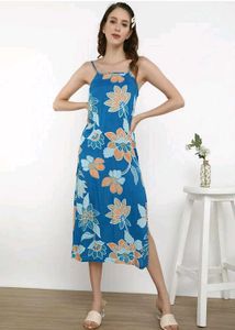 🐦Floral Sphagetti Dress