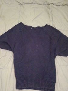 Navy Blue Knit Sweater