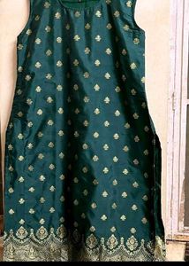 Elegant Green Silk Saree