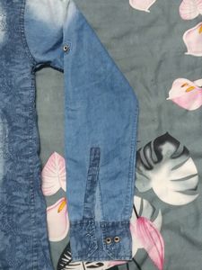 GENESIS DENIM PRINTED T SHIRT BLUE