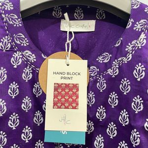 Block print Short Kurta