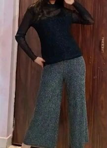 Glittery Mesh Top