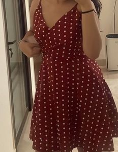 polka dot dress