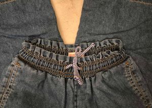 Comfy Wide Leg Denim Pants