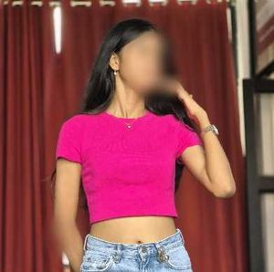 Zara Hot Pink Cropped Tee