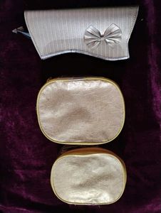 Elegant Clutch & Pouches Set