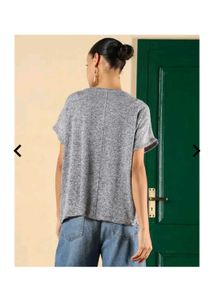 SHEIN Gray Knit Tee - New with Tags