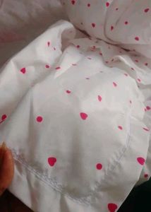 Cute Heart Pattern Bed Sheet