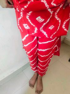 Rayon Material Small Size Kurta Set