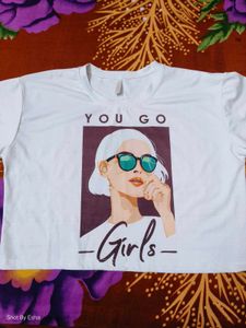 Cool Graphic Crop Top