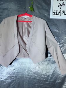 Stylish Cropped Blazer Jacket
