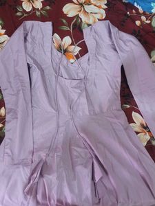 Beautiful Lavender Kurta Set with Dupatta