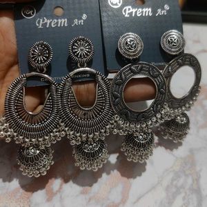 2 set Long Earrings Length 8.4-5 Cm