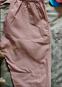 Elegant Pink Chikankari Kurta Set