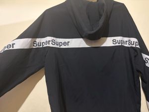 Stylish Black Hooded Jacket