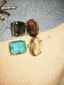 Korean Statement Earrings Bundle – 2 Pairs ✨