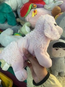 Cute Pink Poodle Plush Toy