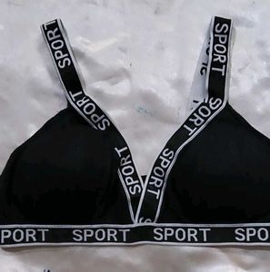 Black Sporty Bra
