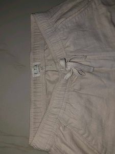 Comfortable Beige Linen Pants