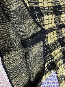 Plaid Knit Cardigan