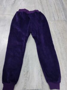 Purple Joggers with D5 Detail