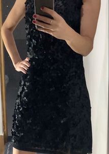 Elegant Black Sequin Party bodycon Dress